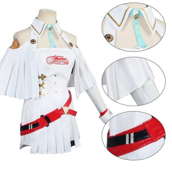 江南猫次　ボーカロイド　コスプレ　初音ミク　レーシングVer　レーシングミク2023　コスチューム　衣装　※ウィッグ　靴 　追加可能