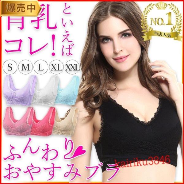 現役モデル監修 夜用ブラ ナイトブラ 2枚セット ふんわりおやすみブラ 大きいサイズ ブラジャー バストアップ 育乳 美乳 ノンワイヤー補正 脇肉