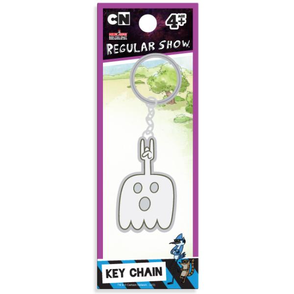 REGULAR SHOW (レギュラーSHOW〜コリない2人〜) High Five Ghost (ゴースト) キーチェーン キーホルダー メタルタイプ