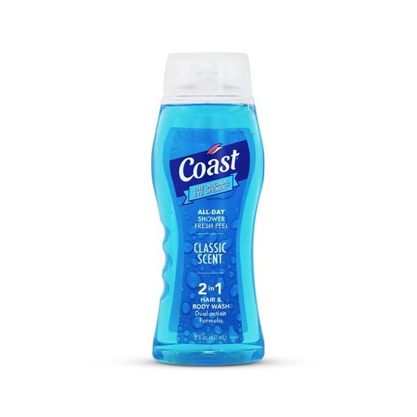 「COAST コースト」ヘアー＆ボディウォッシュ 532ml 6本 アメリカ製 Coast コーストボディーソープ ヘア＆ボディー 532ml×6本 ボディ