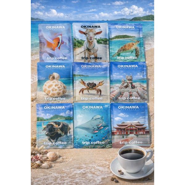 選べる8個セット trip coffee トリップコーヒー 沖縄限定 琉球珊瑚焙煎珈琲 レギュラーコーヒー ドリップコーヒー ご出荷まで最長1週間前後お時間を頂戴致します
