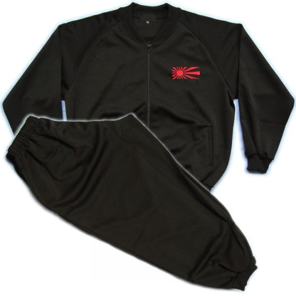 ボンタンジャージ 黒 ワタリ50 メンズ セットアップ ニッカジャージ 日章刺繍赤 Buyee Buyee Japanese Proxy Service Buy From Japan Bot Online