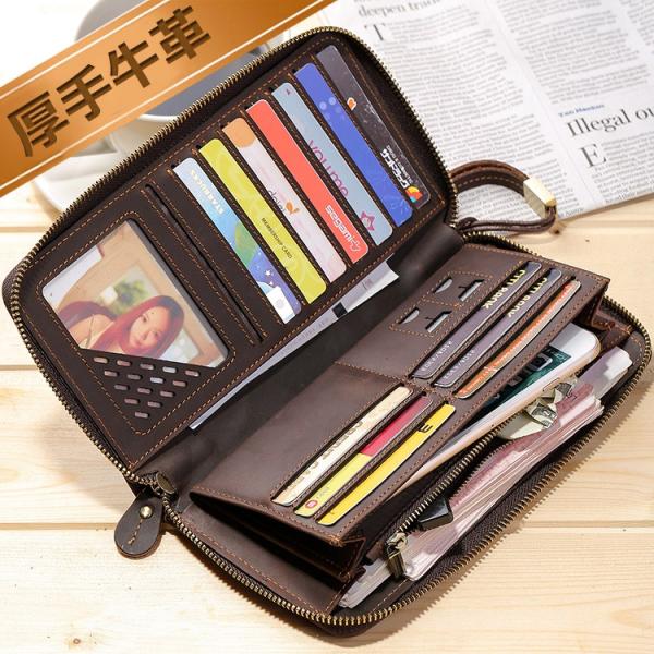 TIDING ラウンドファスナー 本革 メンズ 長財布 小銭入れあり 14カード入れ 大容量 セカンドバッグ ロングウォレット 厚手牛革 ビンテージ :42192:TIDING SHOP - 通販 - Yahoo!ショッピング TIDING ラウンドファスナー 本革 メンズ 長財布 小銭入れあり 14カード入れ 大容量 セカンドバッグ ロングウォレット 厚手牛革 ビンテージ :42192:TIDING SHOP - 通販 - Yahoo!ショッピング