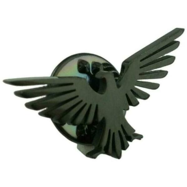 ピンバッジ ピンズ ラペルピン ブローチ わし ワシ 鷲 たか タカ 鷹 鳥 C ブラック メール便送料無料