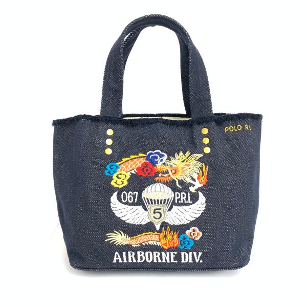 POLO RALPH LAUREN ポロラルフローレン トートバッグ 刺〓 デニム