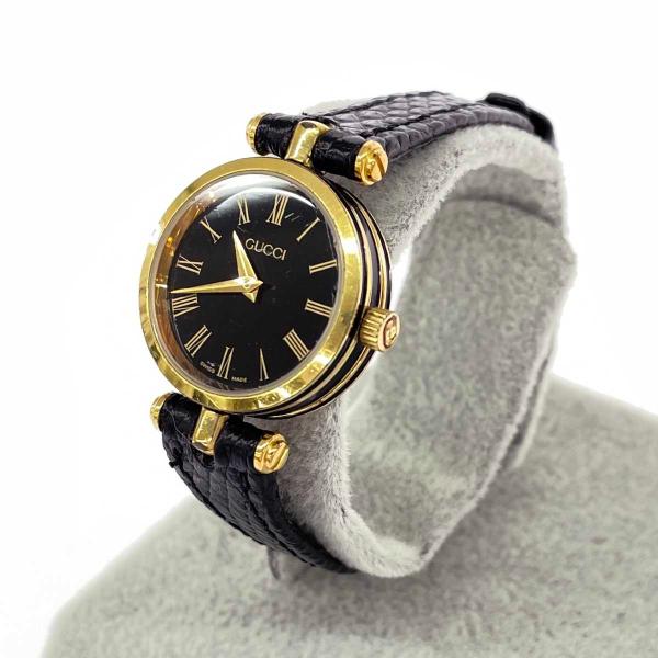 GUCCI グッチ 腕時計 クォーツ SS×レザー/ 2040L/シェリーライン