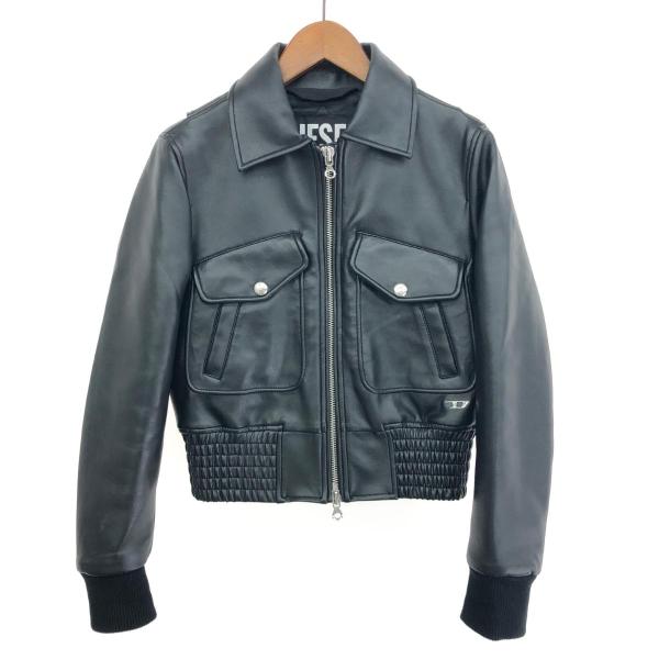 DIESEL ディーゼル フェイクレザージャケット 良好 サイズ:XS A06191