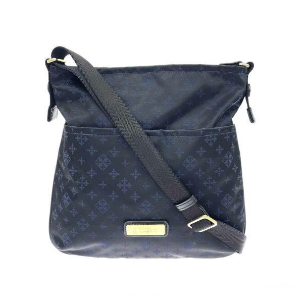 russet ラシット ショルダーバッグ モノグラム/ナイロン ネイビー