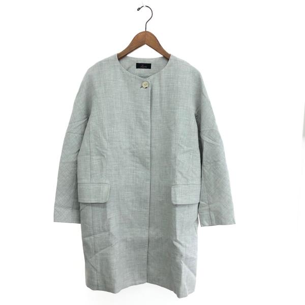L'EQUIPE YOSHIE INABA レキップヨシエイナバ ノーカラーコート 良好