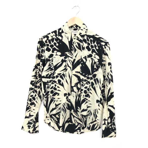 SAINT LAURENT PARIS サンローランパリ フローラルプリントクロップド  