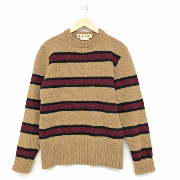 MARNI マルニ 長袖ニット 良好 サイズ46 M05GP0070 ベージュ MARNI マルニ 長袖ニット 良好 サイズ46 M05GP0070 ベージュ