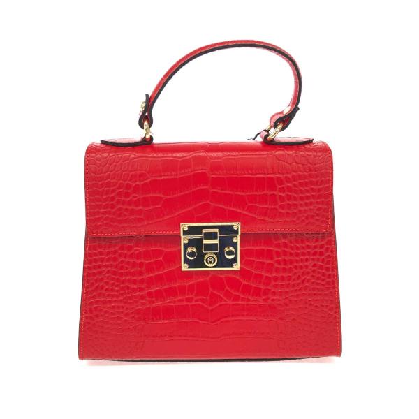 Borsa Carina ボルサカリーナ ハンドバッグ 未使用品 レッド Borsa Carina ボルサカリーナ ハンドバッグ 未使用品 レッド