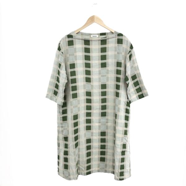 PLANTATION プランテーション ワンピース Mサイズ グリーン コットン  