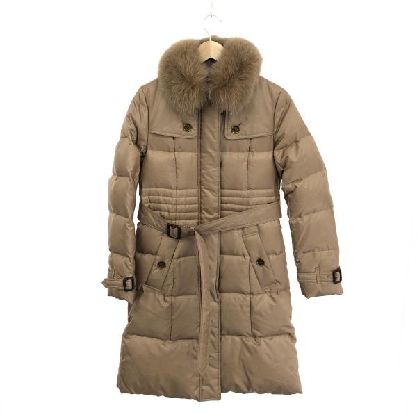 Burberry ベージュ フード付き ダウンベスト　サイズ38 Burberry ベージュ フード付き ダウンベストサイズ38