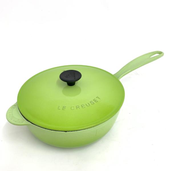 LE CREUSET ルクルーゼ ソーシエ 片手鍋 21cm 2L グリーン 調理 LE CREUSET ルクルーゼ ソーシエ 片手鍋 21cm 2L グリーン 調理