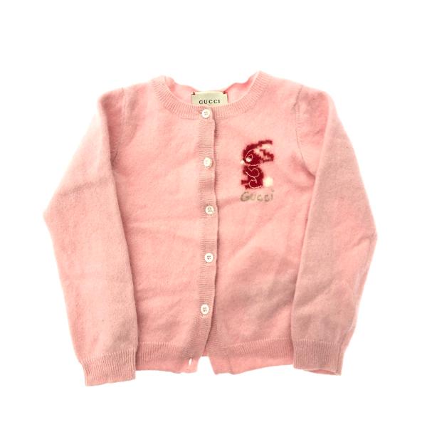 GUCCI グッチ カシミヤカーディガン サイズ:4 ピンク カシミヤ GUCCI グッチ カシミヤカーディガン サイズ:4 ピンク カシミヤ