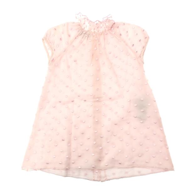GUCCI ピンク　Gロゴ　ベビーワンピース　24m Baby cotton gift set with Gucci logo in pale pink cotton