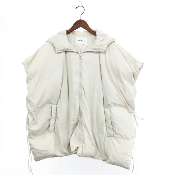 Mila Owen - MilaOwen サスティナブルサイドリボンダウンポンチョ※大幅  