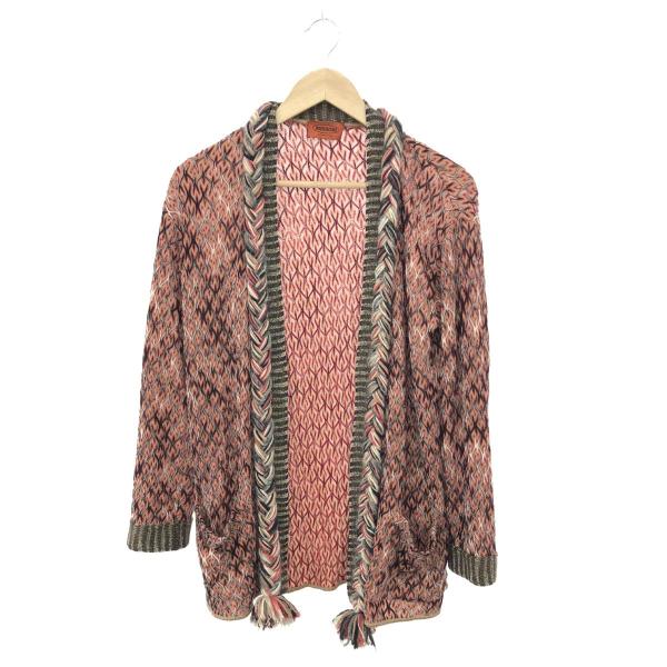 新着】【中古】MISSONI(ミッソーニ) カーディガン 長袖/ラメ 新着】【中古】MISSONI(ミッソーニ) カーディガン 長袖/ラメ