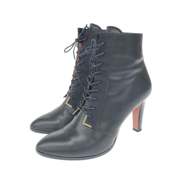LANVIN en Bleu ランバンオンブルー ショートブーツ 良好 24 LANVIN en Bleu ランバンオンブルー ショートブーツ 良好 24