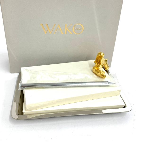 WAKO ゴールドリング付きメモ帳台 WAKO ゴールドリング付きメモ帳台