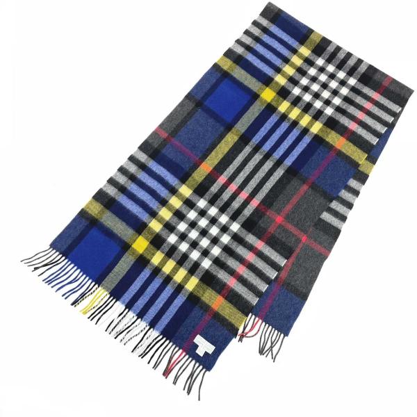 Joshua Ellis ジョシュアエリス マフラー 美品 マルチカラー カシミヤ  