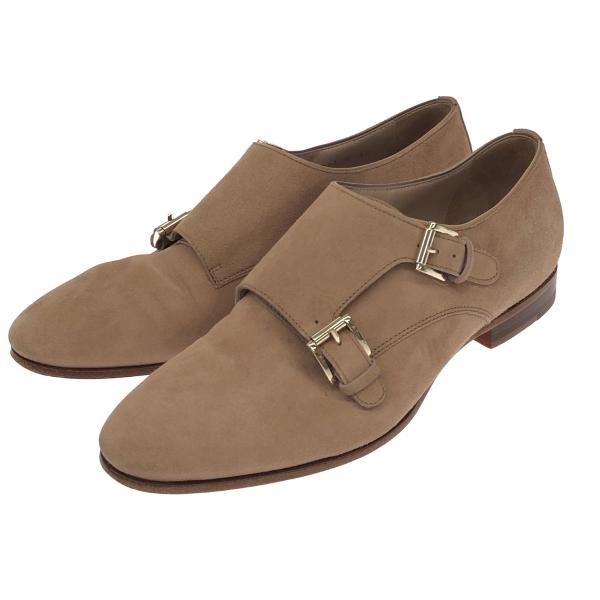 SANTONI サントーニ ダブルモンクストラップ シューズ 表記サイズ:37  