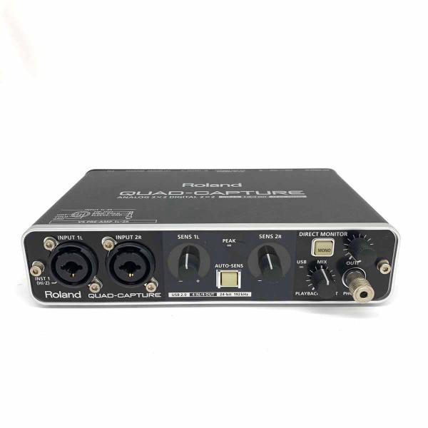 Roland QUAD-CAPTURE オーディオインターフェイス　美品 Roland ローランド QUAD-CAPTURE オーディオインターフェイス