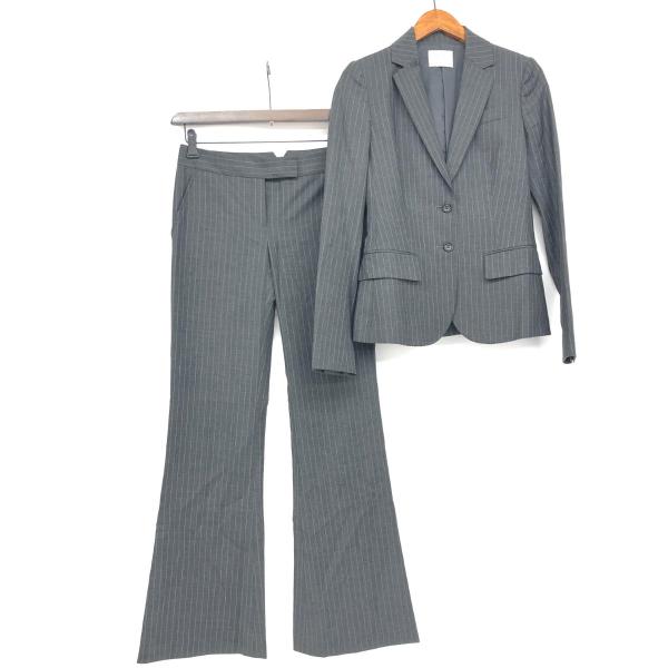 theory luxe ノーカラーセットアップ グレー 36 美品 高級ライン theory luxe ノーカラーセットアップ グレー 36 美品 高級ライン