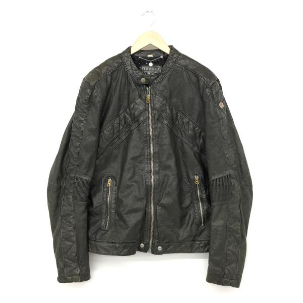DIESEL ブラウン　レザージャケット　革ジャン　XL 楽天市場】ディーゼル（DIESEL）メンズ 訳あり レザージャケット