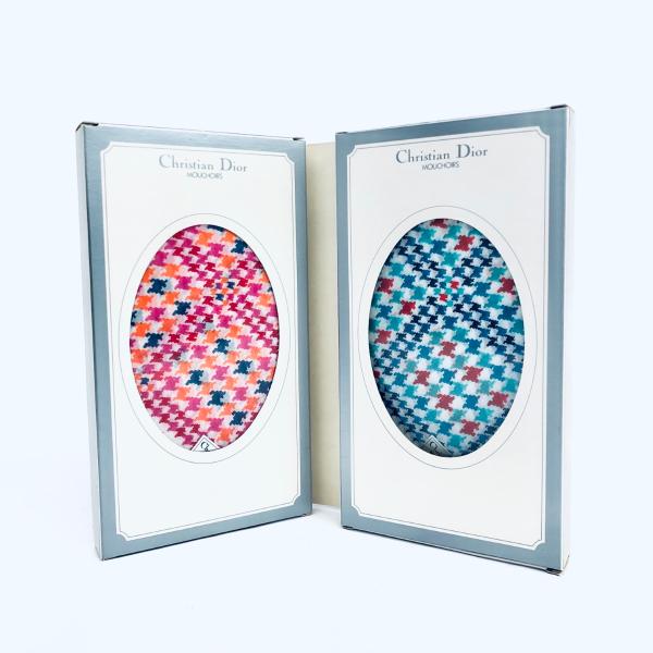 Christian Dior クリスチャンディオール ハンカチセット 箱付 2枚 未