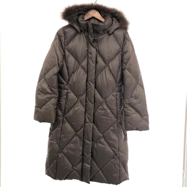 BURBERRY LONDON バーバリーロンドン ダウン コート ファー付 42 