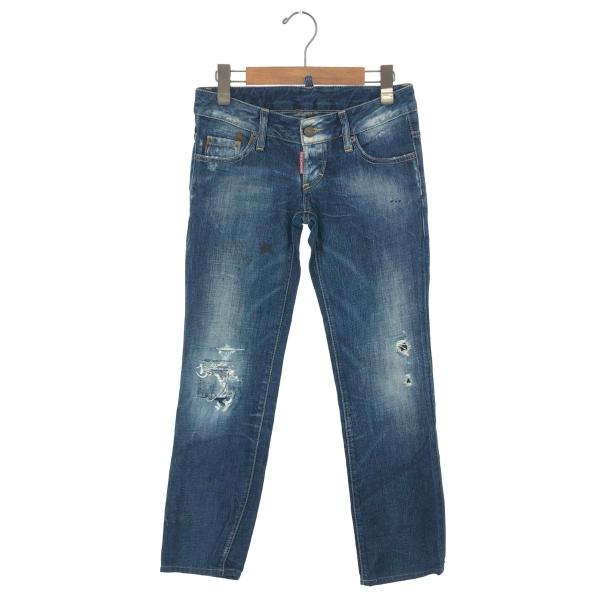 Dsquared2 ディースクエアード デニムパンツ 良好 サイズ:38 ネイビー  