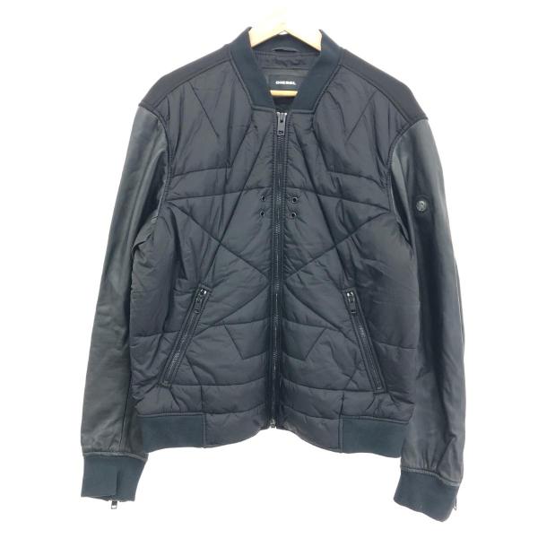 DIESEL ディーゼル ボンバージャケット 良好 サイズ:XXL ブラック