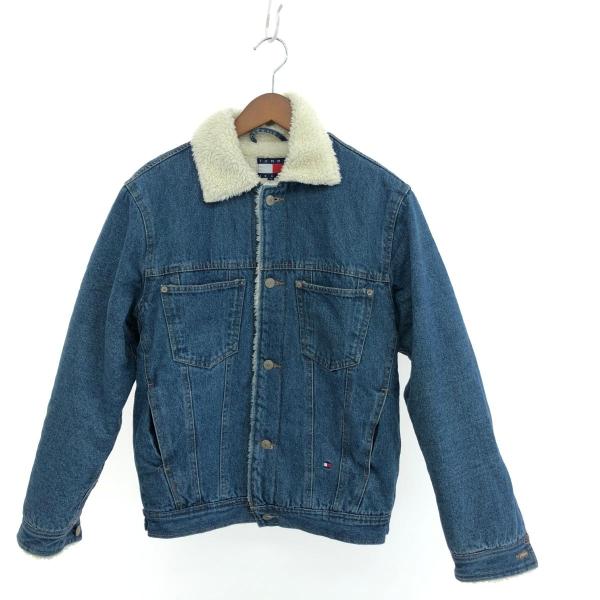  JEANS デニムボアブルゾン　M TOMMY JEANS トミージーンズ ボアデニムジャケット サイズ:M