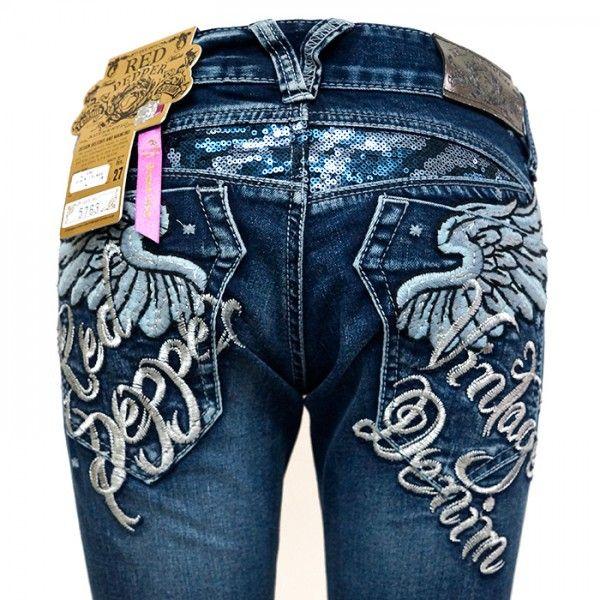 レッドペッパージーンズ レディース Redpepper Jeans 5763正規品ウイング羽バックロゴ刺繍ロールアップクロップドデニムパンツファッションジーパン Buyee Buyee Japanese Proxy Service Buy From Japan Bot Online