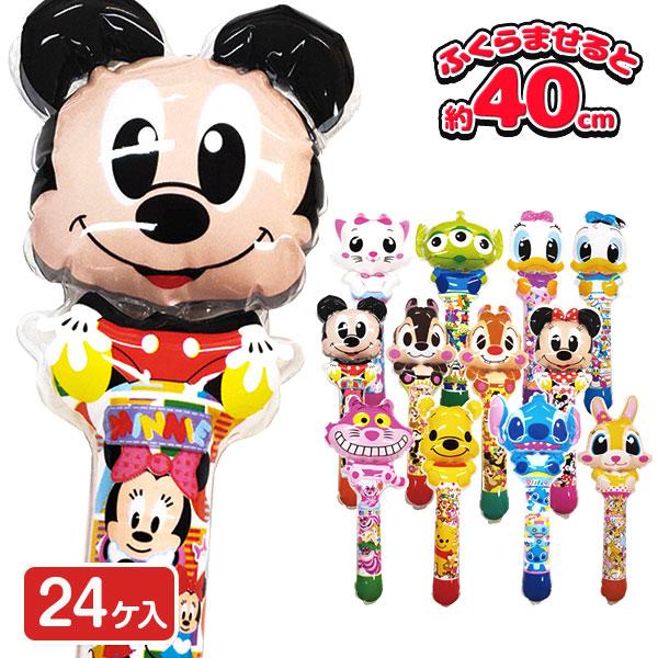 【商品詳細】ディズニーのビニールスティックです♪【商品サイズ】約40cm【主な仕様】24ヶ1セット｜ひも付｜ヘッダー付PP袋入り【関連キーワード】おもちゃ 玩具 こども 景品 おまけ 祭り まつり 屋台 縁日 子ども会 夕涼み会 納涼祭 納...