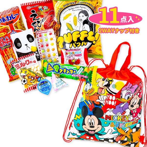 【商品詳細】ディズニーのナップサックにお菓子がたっぷり入った詰め合わせです☆【商品サイズ】約38×30×4.5cm(持ち手含まず)【主な仕様】1ヶ1セット｜内容量：お菓子11点｜※内容は変わる場合があります｜[ご注文についての注意事項]画像...
