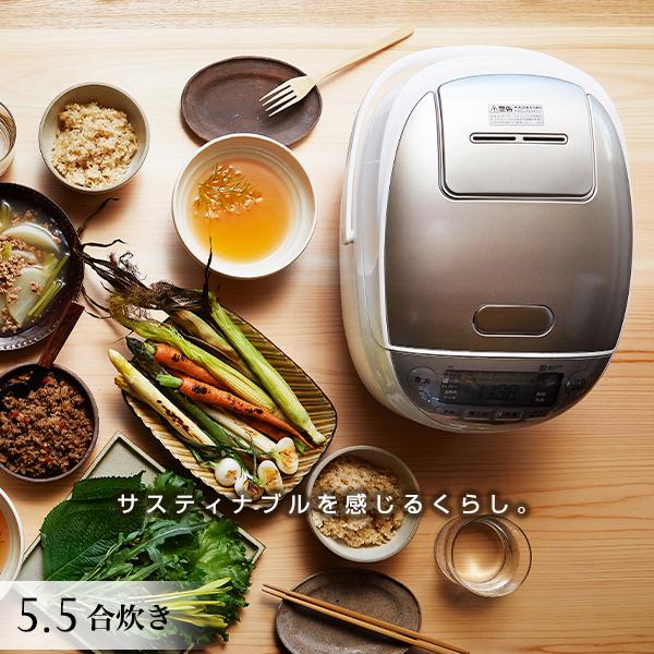 炊飯器ごはん 5.5合 JPK-A100W ホワイト タイガー魔法瓶 炊飯器ごはん 