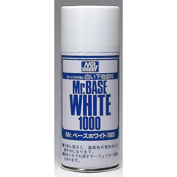 Mr.ベースホワイト1000 スプレー　缶スプレー GSI クレオス