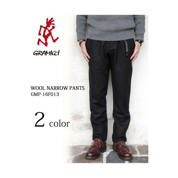 グラミチ ウール ナローパンツ Gramicci Wool Narrow Pants メンズ 16f013 Fl Pymr Go Th