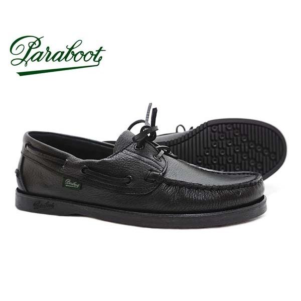 PARABOOT パラブーツ BARTH デッキシューズ Black 41 PARABOOT パラブーツ BARTH デッキシューズ Black 41
