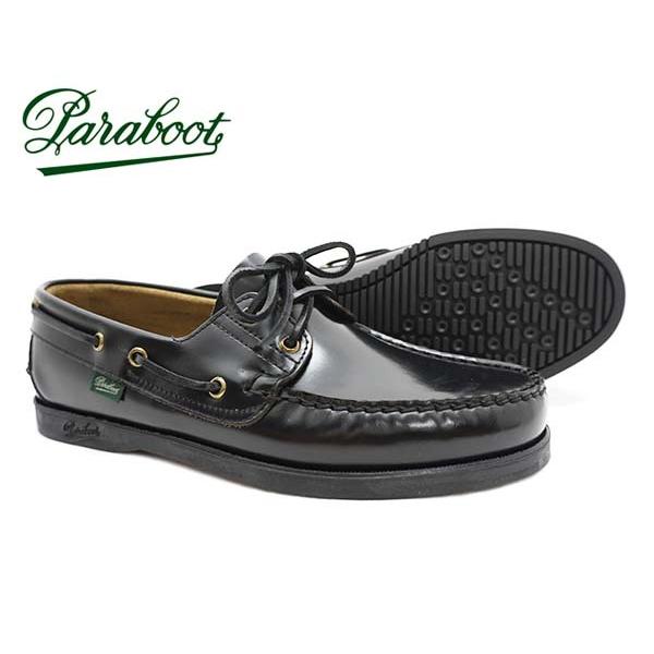Paraboot（パラブーツ） メンズ デッキシューズ バース *ブラック