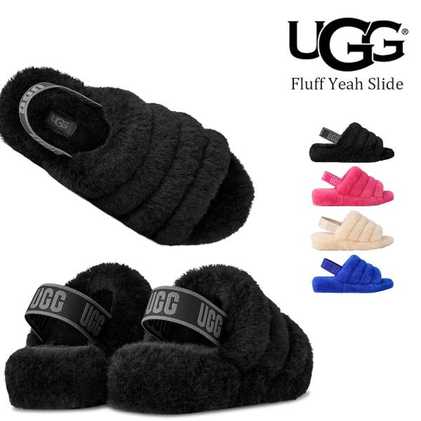 アグ サンダル フラッフ イヤー スライド Fluff Yeah Slide 1095119 レディース スリッポン バックストラップ