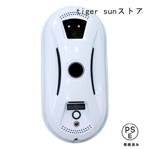 新品✨真空吸着 窓掃除ロボット リモコン付 窓拭きロボット 小型軽量 落下防止 窓拭きロボット 強力吸引 インテリジェント対応 回転式 水拭き 乾拭き