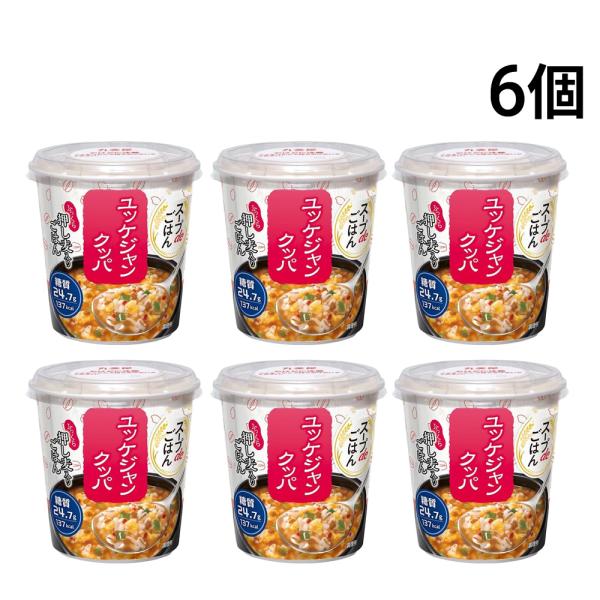 スープdeごはん ユッケジャン クッパ 69.8g × 6食（ 1ケース ） まとめ買い