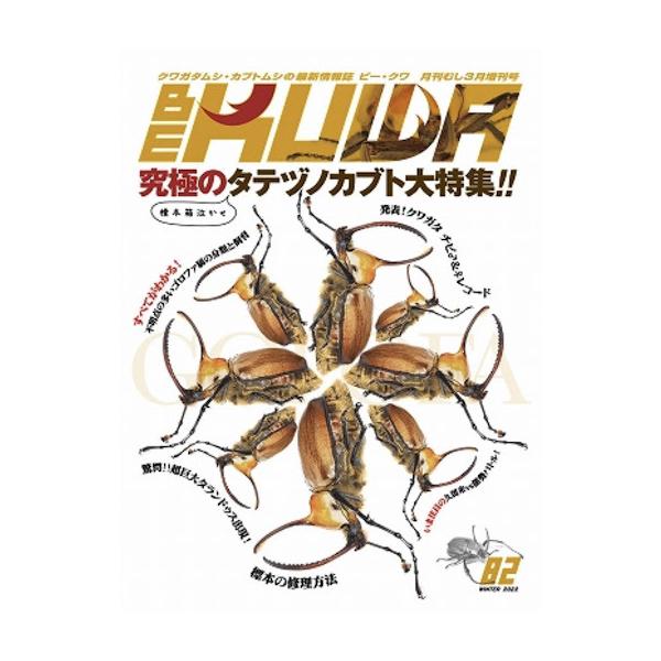 BE-KUWA No.82究極のタテヅノカブト大特集BE・KUWA No.82 Jan.2022CONTENTS究極のタテヅノカブト大特集4  究極のタテヅノカブト大図鑑 小林 一秀38  ゴロファの誘惑 石米 享48  息抜き飼育にこんな...
