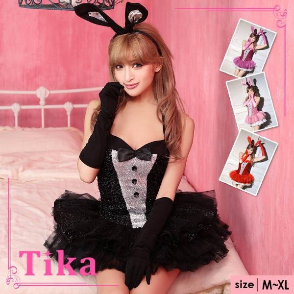 Tika ハロウィン バニー コスプレ バニーガール衣装 仮装 Tika ハロウィン バニー コスプレ バニーガール衣装 仮装