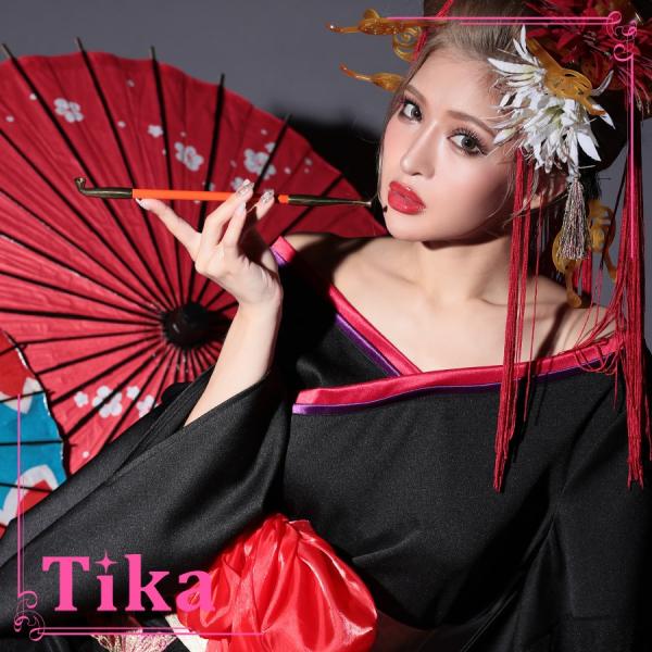 Tika コスプレ 衣装 3点set 花魁 和装ドレス コスチュームセット Tika コスプレ 衣装 3点set 花魁 和装ドレス コスチュームセット