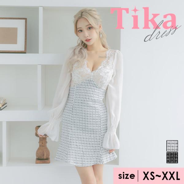 ミニワンピース 大人 白 黒 キャバ嬢 セクシー キャバドレス キャバワンピ キャバクラ ラウンジ スナック 激安 即日発送 xl xxl 2l 3l 大きいサイズ 花柄 かわいい ホステス 袖 XL XXL 2L 3L フラワー 裾フリル...